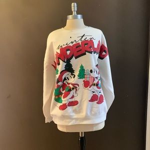 Primark cares Disney Mickey And Friends crew neck sweater White size M